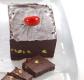 Chocolate Fudge With Cherries