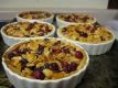 Cranberry, Caramel, Almond Tarts