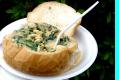 Crawfish And Spinach Boat