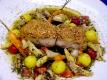 Crusted Snapper With Artichoke Vinaigrette