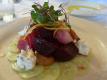 Cucumber, Beets, Crème Fraîche And Horseradish