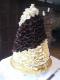 White And Dark Chocolate Wedding Cake
