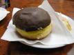 Doughnut With Chocolate And Custard