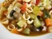 Vegetable Shell Pasta Soup