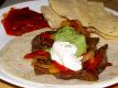 Fajita With Sauteed Onion And Sour Cream