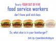No Sick Days For Fast Food Workers