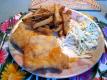 Fish, Chips And Coleslaw