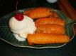 Fried Bananas With Vanilla Ice Cream