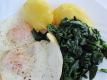 Fried Eggs And Spinach