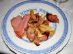 Fried Sausage With Horseradish
