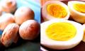 Hard Cooked Eggs And Mushrooms