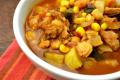 Hominy Meat Skillet