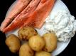 Hot Smoked Salmon With Potatoes And Tzatziki