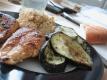 Hummus Og Grillet Squash