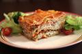 Lasagna With Salad