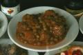 Meatballs In Sauce With Peas