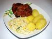 Meatballs With Salad And Potatoes