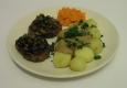 Minced Meat Steaks With Potatoes