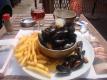 Moules Frites Wth Pink And Pastis