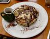 Pancakes With Bananas And Chocolate Sauce