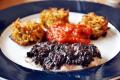 Pasta, Tomatsauce Og Bagt Cod With Olive Tapenade