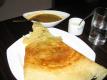 Masala Dosa With Sambhar And Chutney
