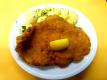Pork Schnitzel With  Fried Potato