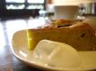 Pumpkin Pie At A Restaurant