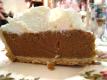 Pumpkin Pie With Whipped Cream Topping