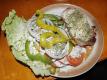 Raboe Sandwich With Salad
