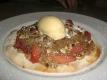 Rhubarb And Apple Crumble Pizzette