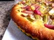 Rhubarb Custard Torte