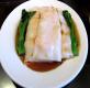 Rice Noodle Rolls On A Plate