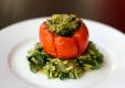 Risotto Mushroom Stuffed Tomatoes
