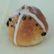 Round Hot Cross Bun