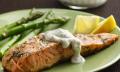 Salmon With Cucumber Horseradish Sauce