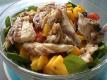 Sea Bass, Mango And Spinach Salad