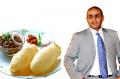 Sehwag With Chhole Bhature