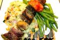Shish Kabobs Over Rice