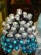 Silver And Blue Chocolate Basket