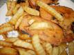 Spam Fritters And Chips