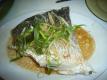 Spring Onion Streamed Fish