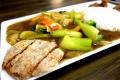 Steaks With Vegetables And Rice