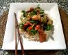 Stir Fried Chicken With Snow Peas And Cherry Tomatoes