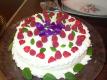 Strawberries And Raspberries Cake