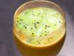 Tangerine Mousse With Kiwi Sauce