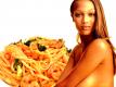 Top Models with Their Favorite Food