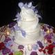 Wedding Cake With Floral Decorations