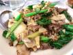 Wide Rice Noodles Fried With Soy Sauce