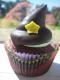 Witch Hat Cupcake With Yellow Star